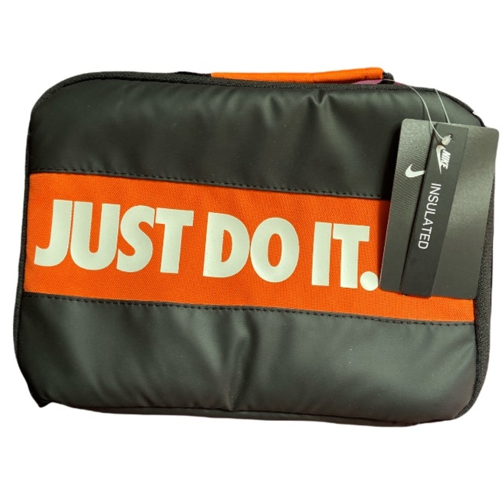 NWT NIKE Black/Orange Lunchbox